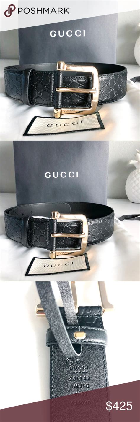 gucci signature belt gold|belt Gucci original.